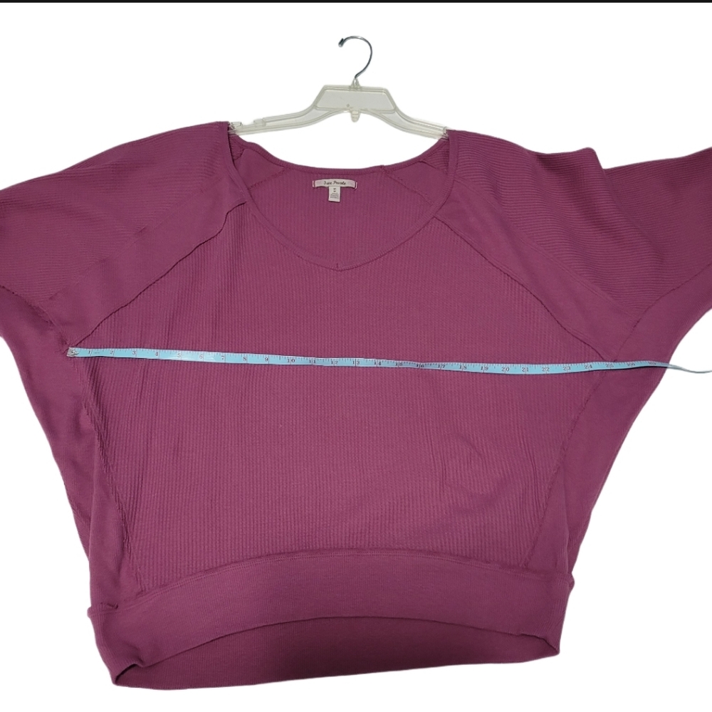 Free People   Women's Size M   Thermal Top   Mulberry - Picture 10 of 16